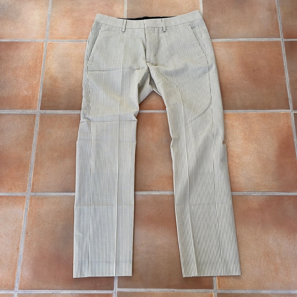 Bonobos Chino 32x30 khaki/cream stripe